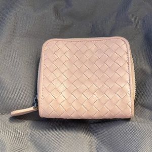 Bottega Veneta Bags Intecciato Zip wallet . Pink color. Good condition